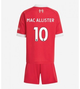 Liverpool Alexis Mac Allister #10 Jalkapallovaatteet Lasten Kotipeliasu 2025-26 Lyhythihainen (+ Lyhyet housut)